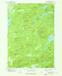 Pharaoh Mountain 1973 topographic map thumbnail