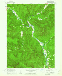 Phoenicia 1960 topographic map thumbnail