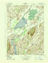 Pine Island 1943 topographic map thumbnail