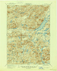 Piseco Lake 1906 topographic map thumbnail