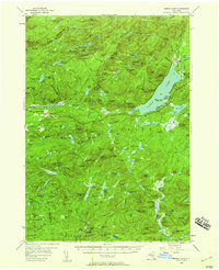 Piseco Lake 1954 topographic map thumbnail