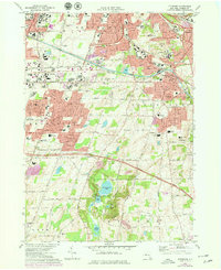 Pittsford 1971 topographic map thumbnail