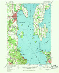 Plattsburgh 1956 topographic map thumbnail