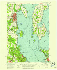 Plattsburgh 1956 topographic map thumbnail