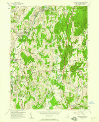 Pleasant Valley 1957 topographic map thumbnail