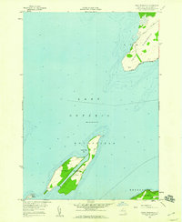 Point Peninsula 1958 topographic map thumbnail