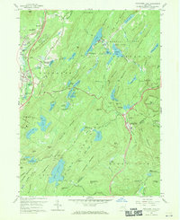 Popolopen Lake 1957 topographic map thumbnail