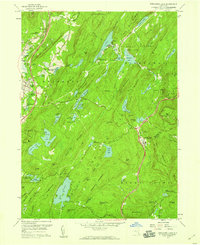 Popolopen Lake 1957 topographic map thumbnail