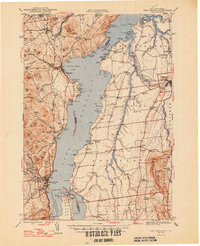 Port Henry 1947 topographic map thumbnail