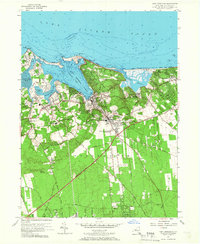 Port Jefferson 1955 topographic map thumbnail