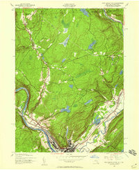 Port Jervis North 1942 topographic map preview