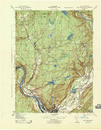 Port Jervis North 1943 topographic map preview