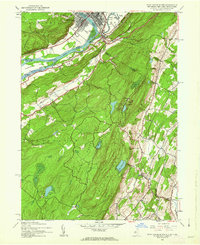 Port Jervis South 1943 topographic map thumbnail