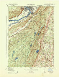 Port Jervis South 1943 topographic map thumbnail