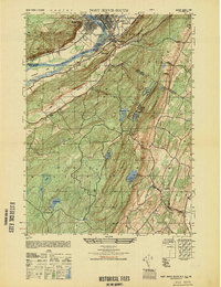 Port Jervis South 1949 topographic map thumbnail