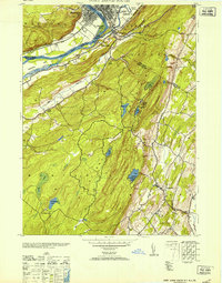 Port Jervis South 1953 topographic map thumbnail