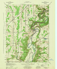 Portageville 1944 topographic map thumbnail