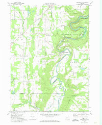 Portageville 1972 topographic map thumbnail