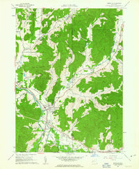 Portville 1961 topographic map thumbnail