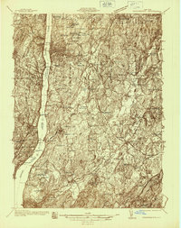 Poughkeepsie 1936 topographic map thumbnail