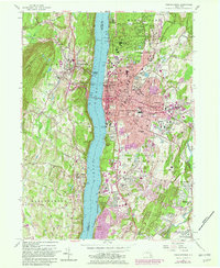 Poughkeepsie 1957 topographic map thumbnail