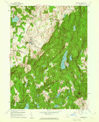 Poughquag 1960 topographic map thumbnail