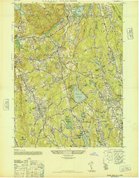 Pound Ridge 1947 topographic map thumbnail