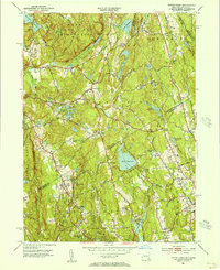 Pound Ridge 1951 topographic map thumbnail