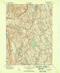 Pound Ridge 1951 topographic map thumbnail