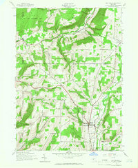 Prattsburg 1942 topographic map thumbnail