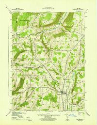 Prattsburg 1942 topographic map thumbnail