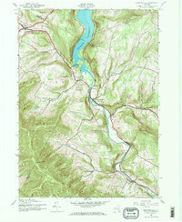 Prattsville 1945 topographic map thumbnail