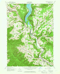 Prattsville 1945 topographic map thumbnail