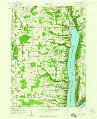 Pulteney 1942 topographic map thumbnail