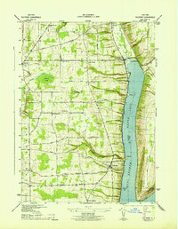 Pulteney 1942 topographic map thumbnail