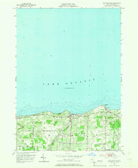 Pultneyville 1952 topographic map thumbnail