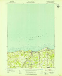 Pultneyville 1952 topographic map thumbnail
