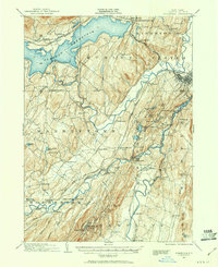 Rosendale 1901 topographic map thumbnail