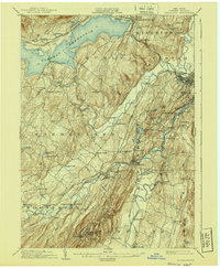 Rosendale 1903 topographic map thumbnail