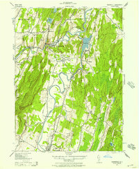 Rosendale 1942 topographic map thumbnail