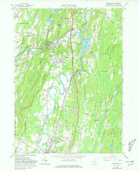 Rosendale 1964 topographic map thumbnail