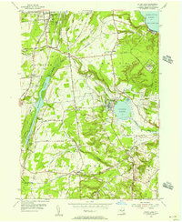Round Lake 1954 topographic map thumbnail