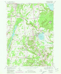 Round Lake 1954 topographic map thumbnail