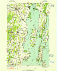 Rouses Point 1939 topographic map thumbnail