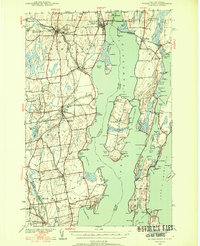 Rouses Point 1939 topographic map thumbnail