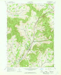 Roxbury 1945 topographic map thumbnail