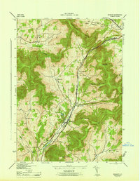 Roxbury 1946 topographic map thumbnail