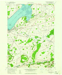 Sackets Harbor 1959 topographic map preview