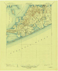 Sag Harbor 1904 topographic map thumbnail