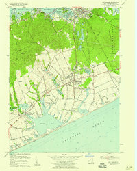 Sag Harbor 1956 topographic map thumbnail